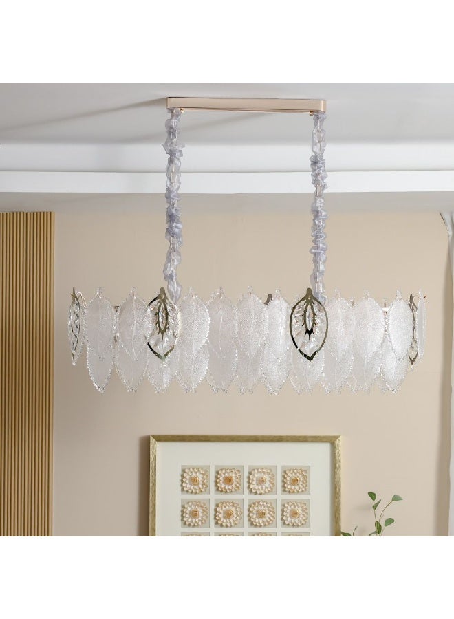 DANUBE HOME Danube Home Maples Crystal Chandelier For Dining Room| 19-Lights Indoor Lighting Fixture With E14 Socket|Metal Frame With Clear Finish| Hanging Lights|Pandent Light| L120xW120xH32cm (1 Year Warranty)  - Image 5
