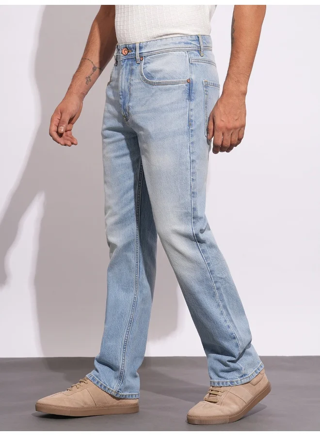 Being Human Mens Light Tone Anti Fit Denims