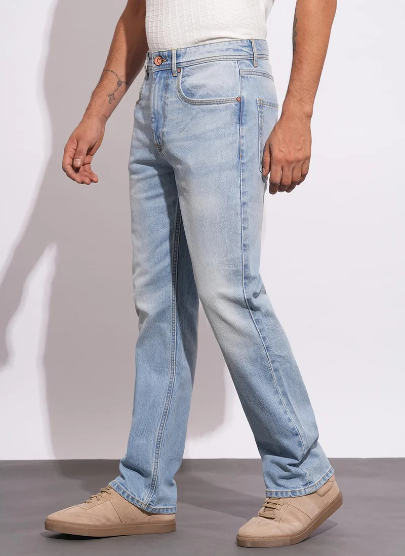 Being Human LT.TONE Men Classic Light Fade Stretchable Jeans for Men | Best Price UAE
