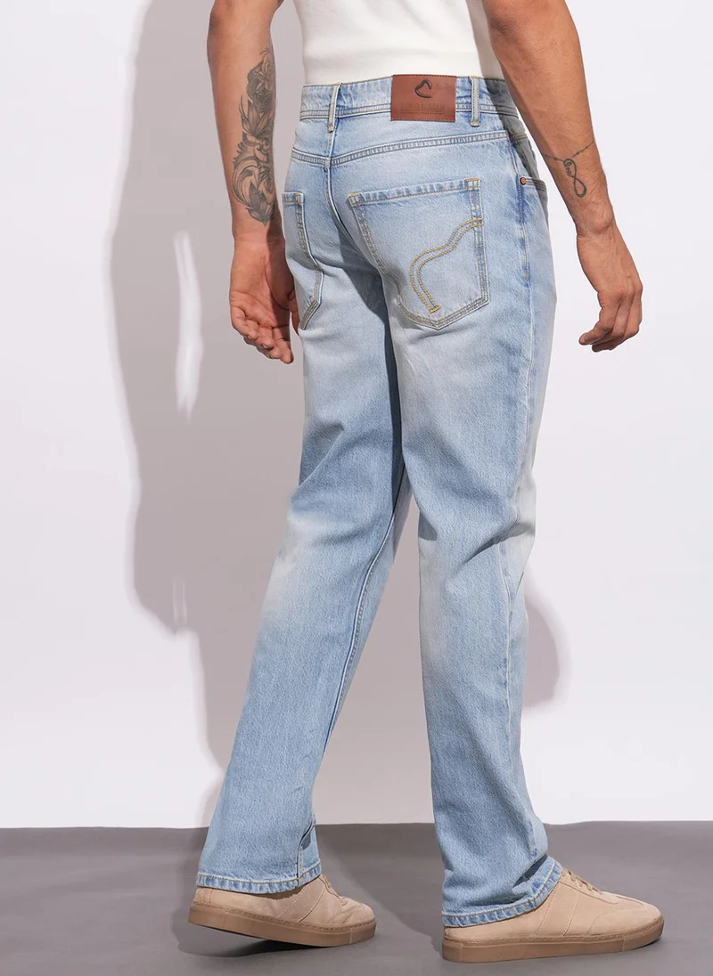 Being Human LT.TONE Men Classic Light Fade Stretchable Jeans for Men | Best Price UAE