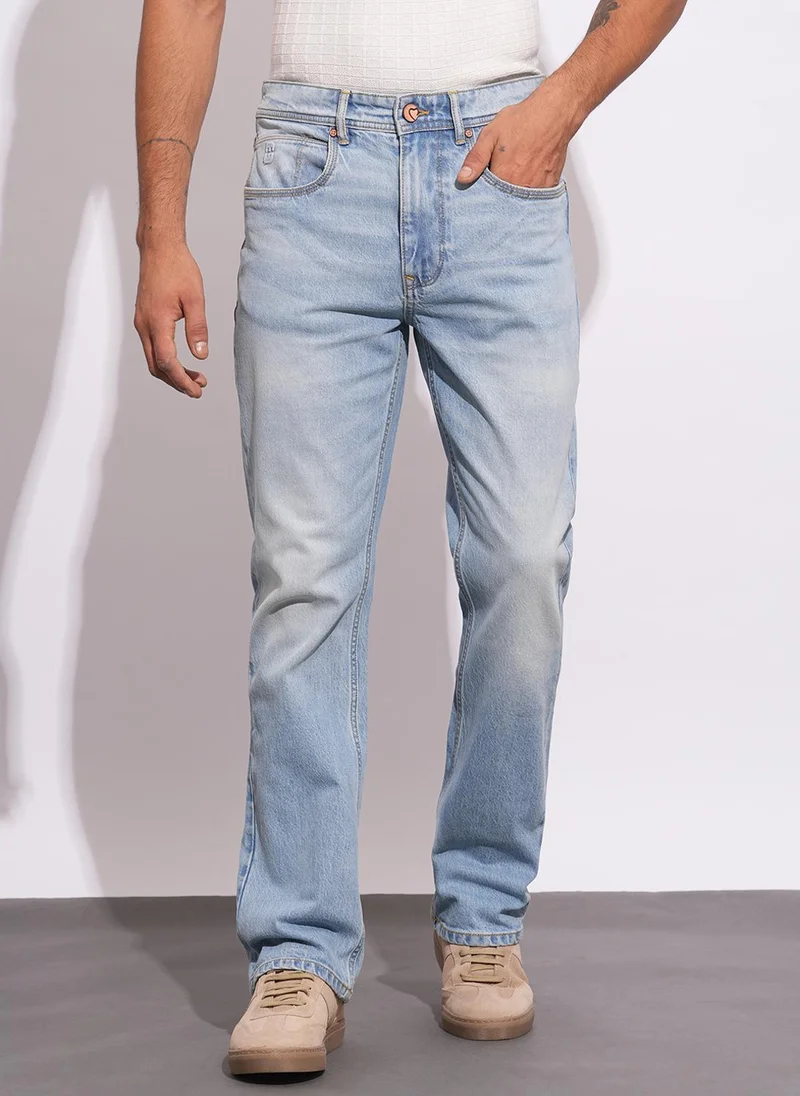 Being Human LT.TONE Men Classic Light Fade Stretchable Jeans for Men | Best Price UAE