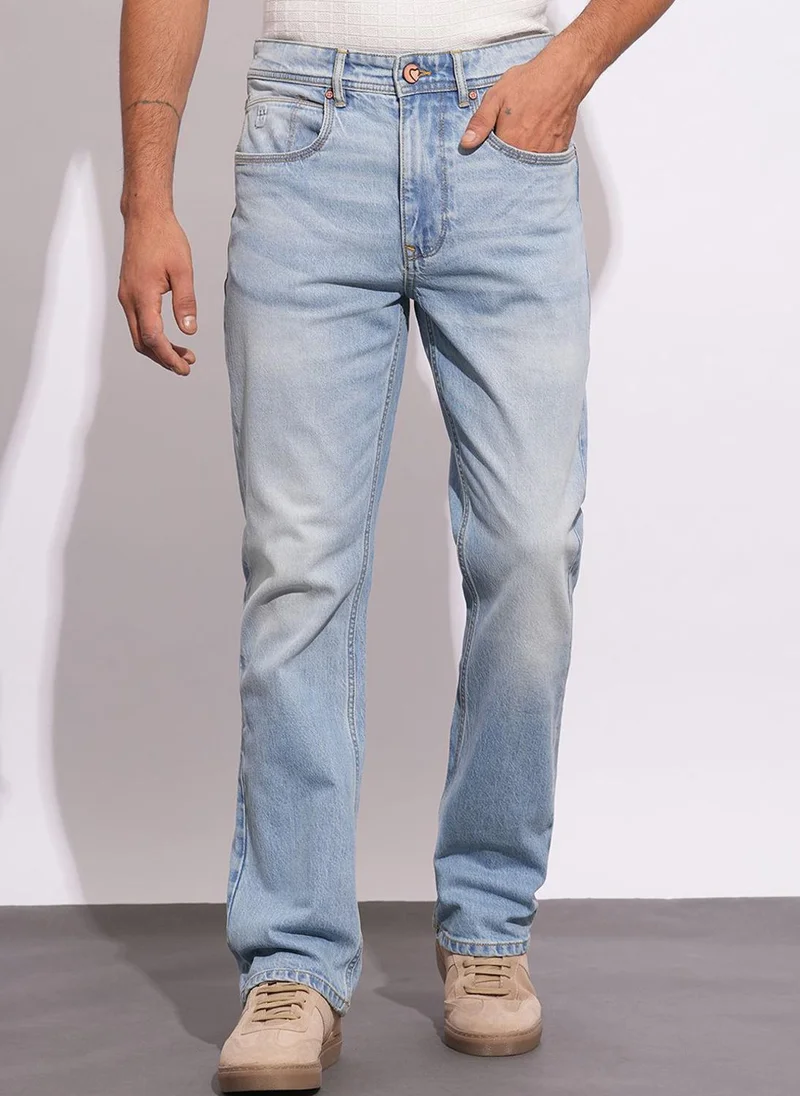 Men Classic Light Fade Stretchable Jeans