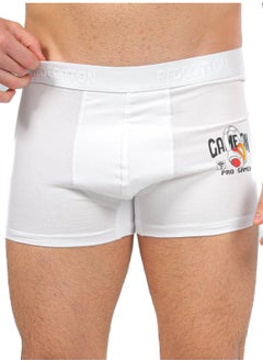REDCOTTON Mens Comfort Printed Boxer-White  - Image 3