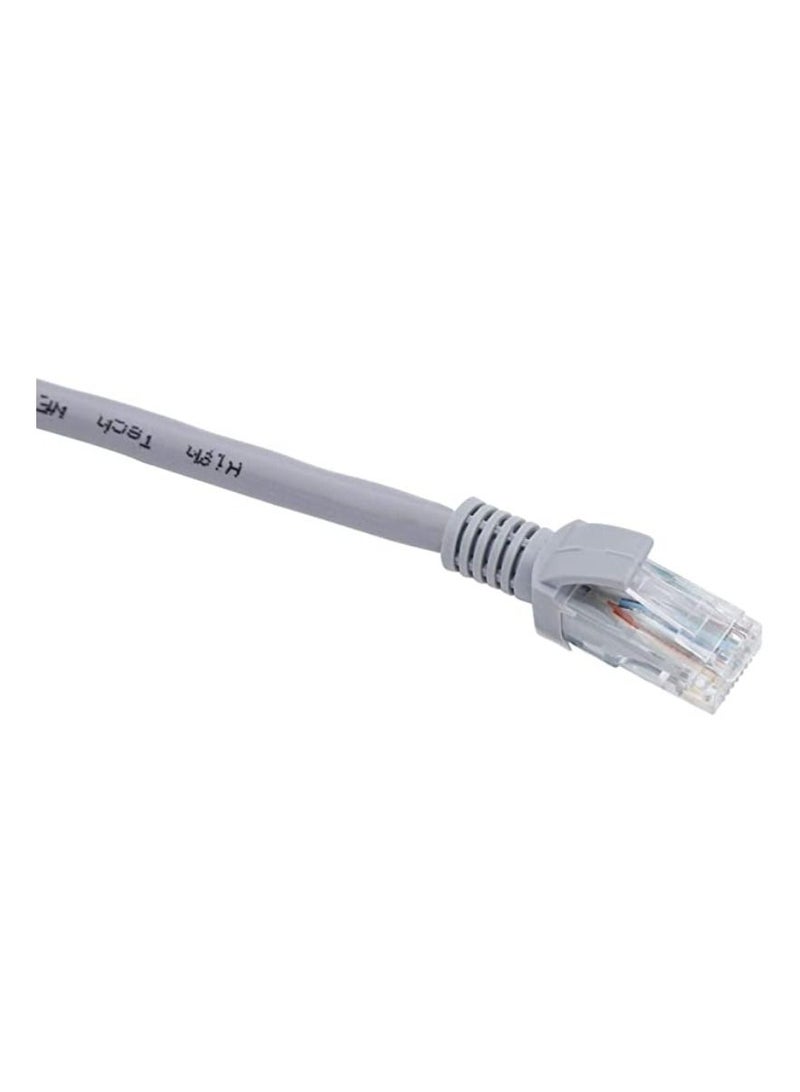 هاي تيك سلك توصيل بطول 5 أمتار ، كابل Cat 6E ، رمادي - Image 2