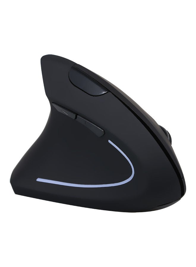 2.4G Wireless Left Handed Vertical Mouse Black - Image 2