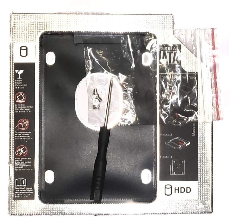 4D 4 D (LABEL) SATA 2nd 2.5-inch Hard Drive Caddy for 12.7mm Universal CD/DVD-ROM - Image 4