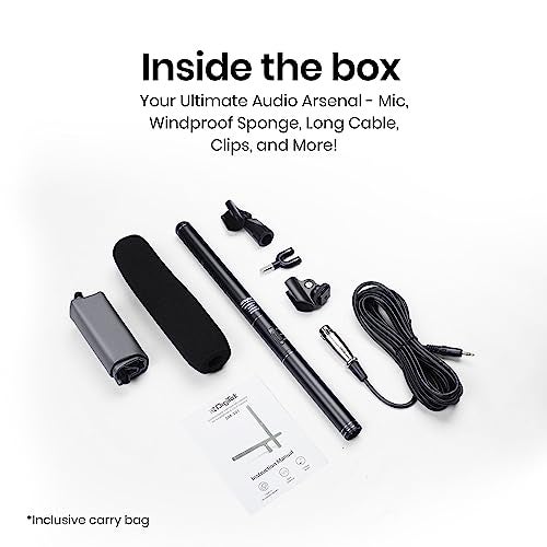 Digitek DM-201 Unidirectional Interview Microphone for Smartphone & DSLR Camera - Image 2