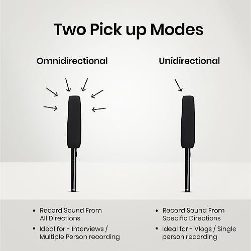 Digitek DM-201 Unidirectional Interview Microphone for Smartphone & DSLR Camera - Image 5