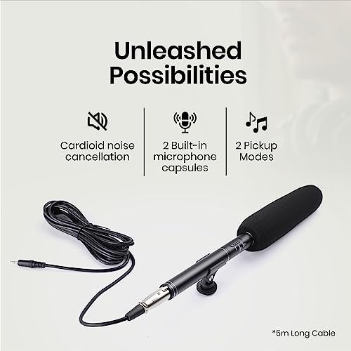 Digitek DM-201 Unidirectional Interview Microphone for Smartphone & DSLR Camera - Image 3