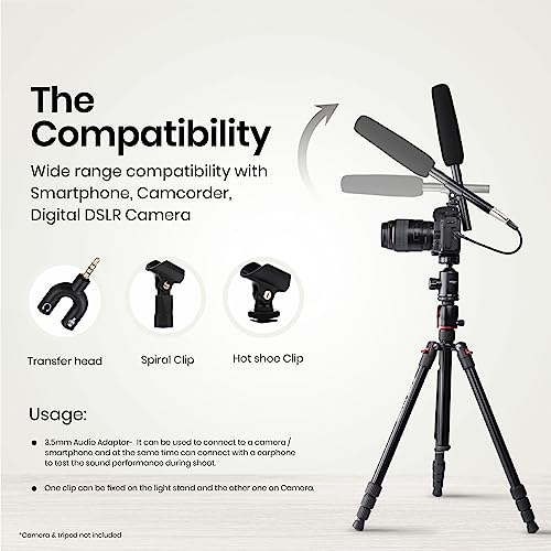 Digitek DM-201 Unidirectional Interview Microphone for Smartphone & DSLR Camera - Image 4