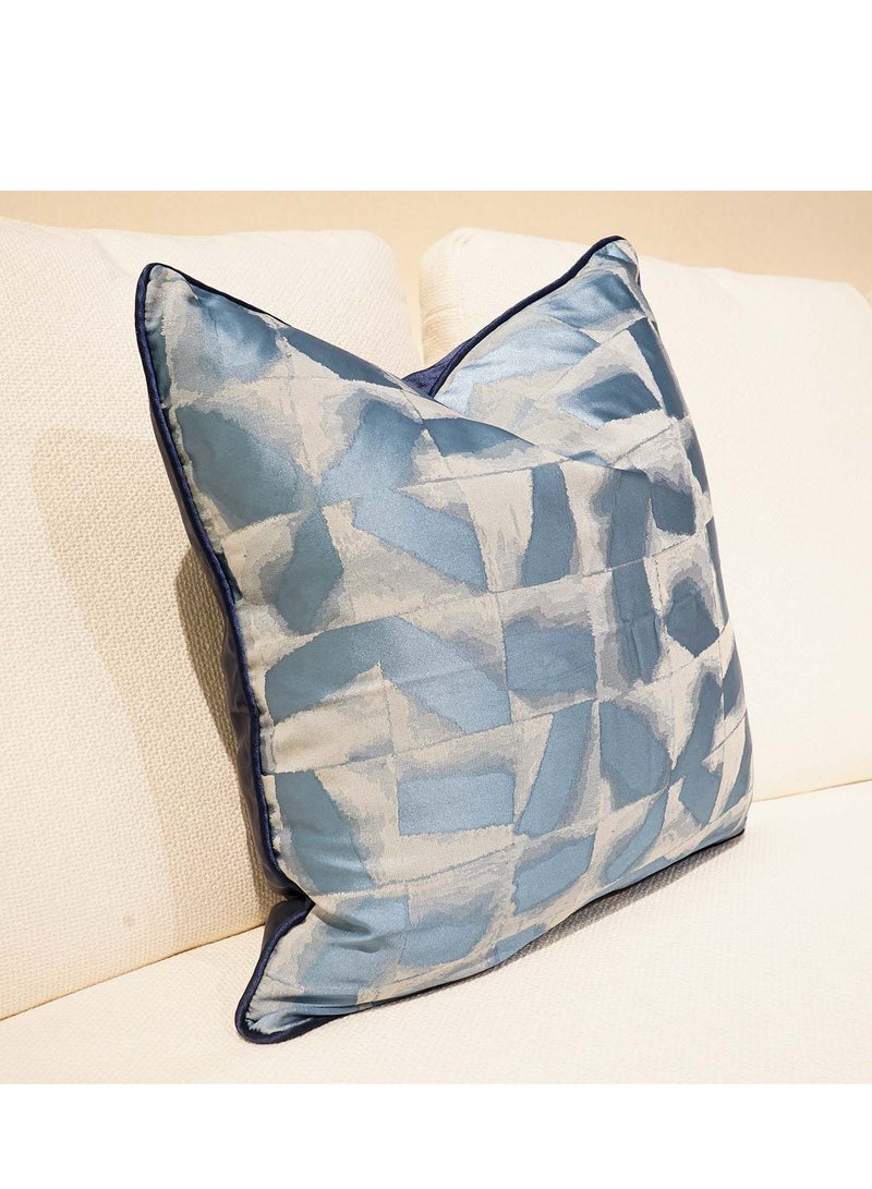 MAAC HOME MAAC Home Set of 2 Cushion Cover  Elegant Multicolored Living Room Sofa Cushion Cover- Blue Premium Modern Minimalist Elegant design for Sofa Couch Bed Chair (Cushion Cover With Filler)  - Image 4