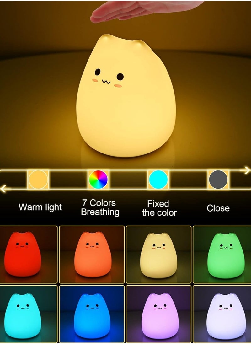 Cute LED Cat Night Light