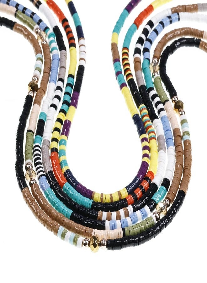 minihope 21 Inch Bright Spacer Bead Hair Wrap Set with Tassels, Hair Clips, and Retro Charm - 6 Styles for Women and Girls. - Image 3