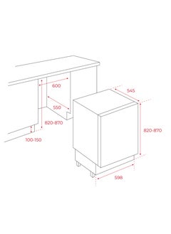 TEKA Built-in Under Freezer with Electronic Control Panel, 3 Freezer Drawers & 96 litres TGI2 120 D  - Image 3