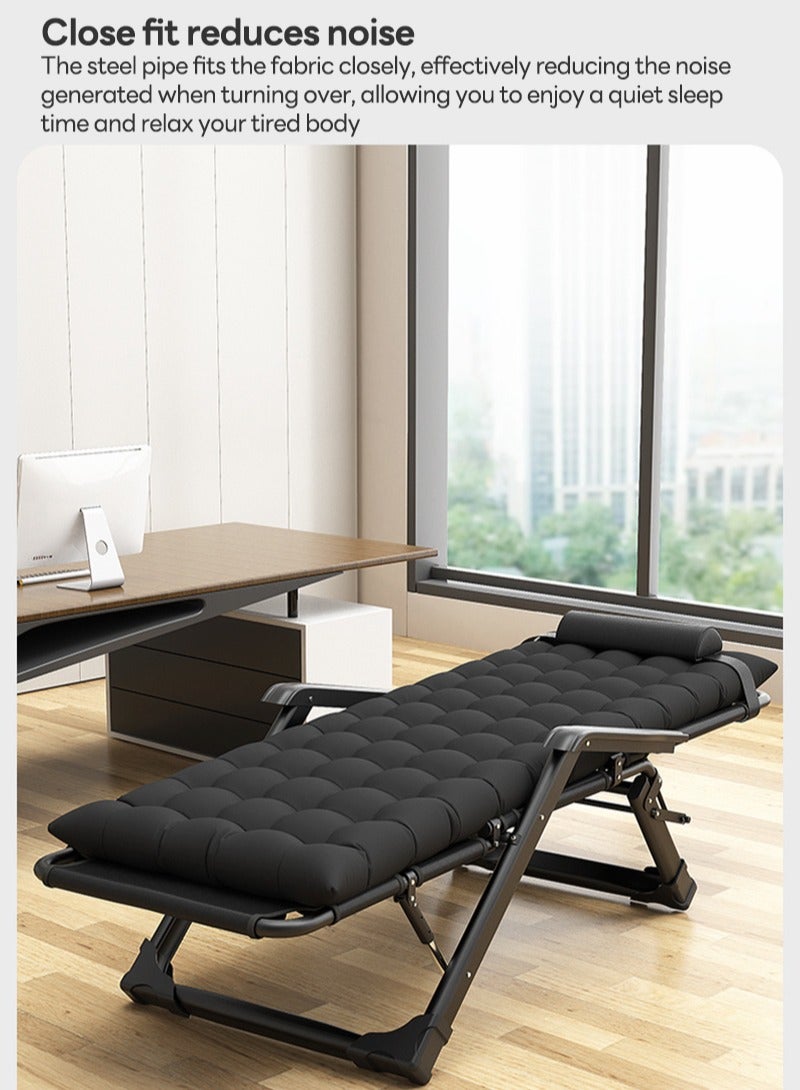 ETG Outdoor Camping Home Office Folding Bed, Suitable for Camping, Beach, Outdoor Activities 64*178*52cmCM - Image 3