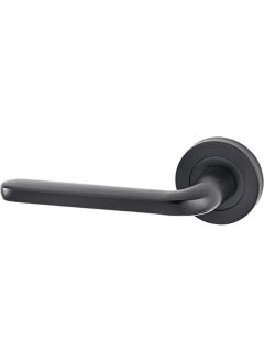 Eym Arpat Likya Round Badge WC Door Handle Matte Black  - Image 2