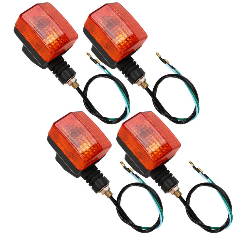 2 Pairs Motorcycle Turn Signal Light Indicator Halogen Lamp For XR650L 19932020 For Honda XR250L 19911996 Rear Lights Lamp Indicator Winker Blinker Replacement