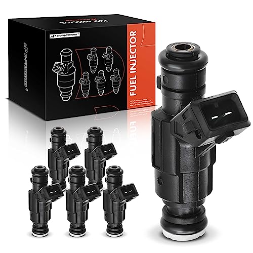 A-Premium Fuel Injectors Compatible with Mercedes-Benz C280 CLK320 E320 ML320 1998 1999 2000 2.8L 3.2L, Gas, Set of 6, Replace# 1120780049 - Image 1