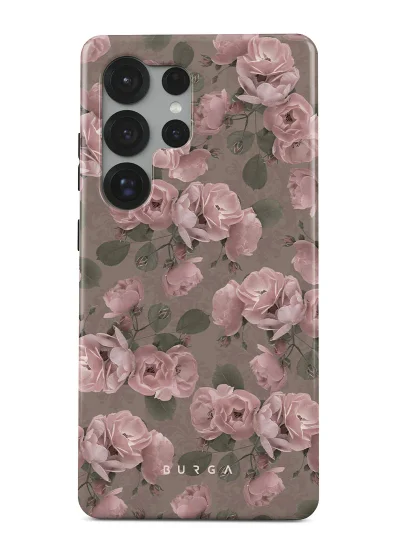 BURGA Phone Case with Samsung S25 Ultra Case - Hybrid 2-Layer Hard Shell + Silicone Protective Case - Vintage Glamour - Scratch-Resistant Shockproof Mobile Cover