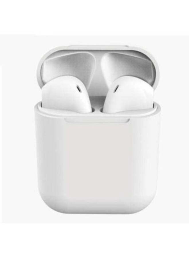 ACLIX New In pads 12 TWS Bluetooth Headset Wireless Sports Mini Headset Earphone White