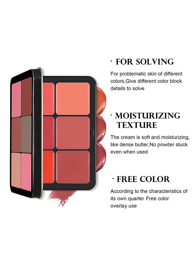 SURORAIN 12 Colors Blush Palette,Highlighter Blush Powder Makeup,Long-Wearing,Smudge Proof,Natural-Looking,Blendable Cruelty-Free Matte Finish,Contour and Highlight Blush Palette Face Cosmetics Makeup - Image 4