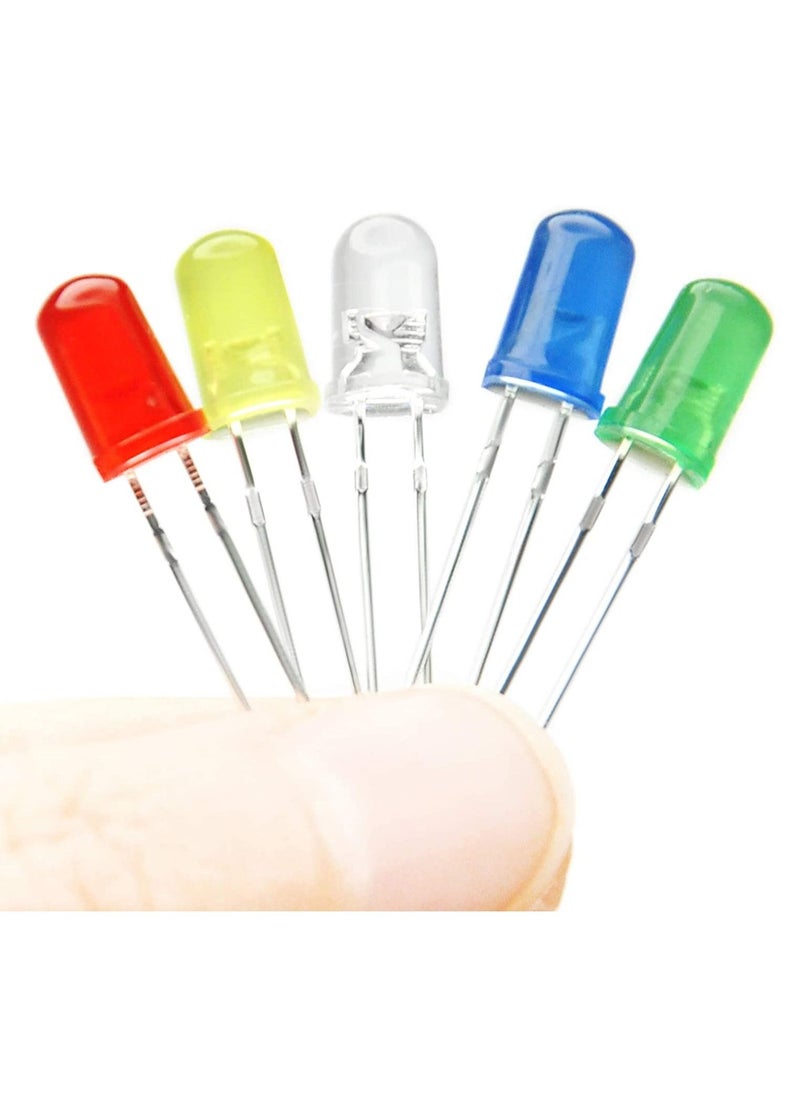 Generic 5mm LED Light Assorted Kit DIY LEDs for Arduino (Pack of 100pcs)  - Image 2