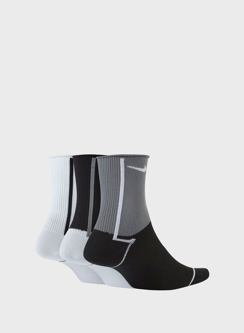 Nike 3 Pack Everyday Ankle Socks - Image 2
