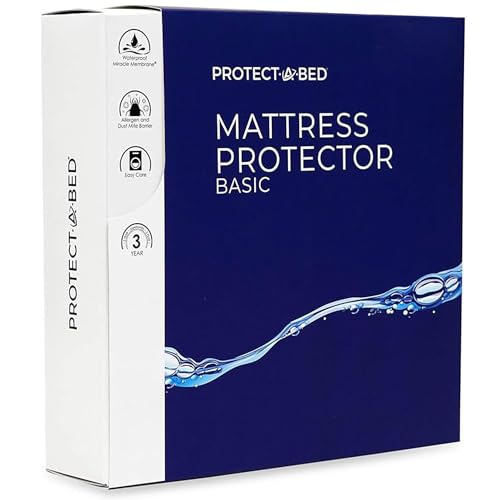 Protect-A-Bed حامي مرتبة Protect-A-Bed الأساسي المقاوم للماء، حجم كامل - Image 1