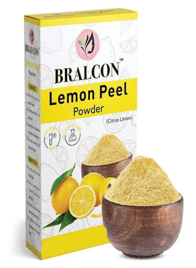 BRALCON Organic Pomegranate Peel Powder, Lemon Peel Powder Combo- 200g(100g x 2 Pack) |Lemon Peel Powder, Pomegranate Peel Powder For Face Masks, Skin Care| Face Pack, Hair pack & Face Pack|Hair Care - Image 3