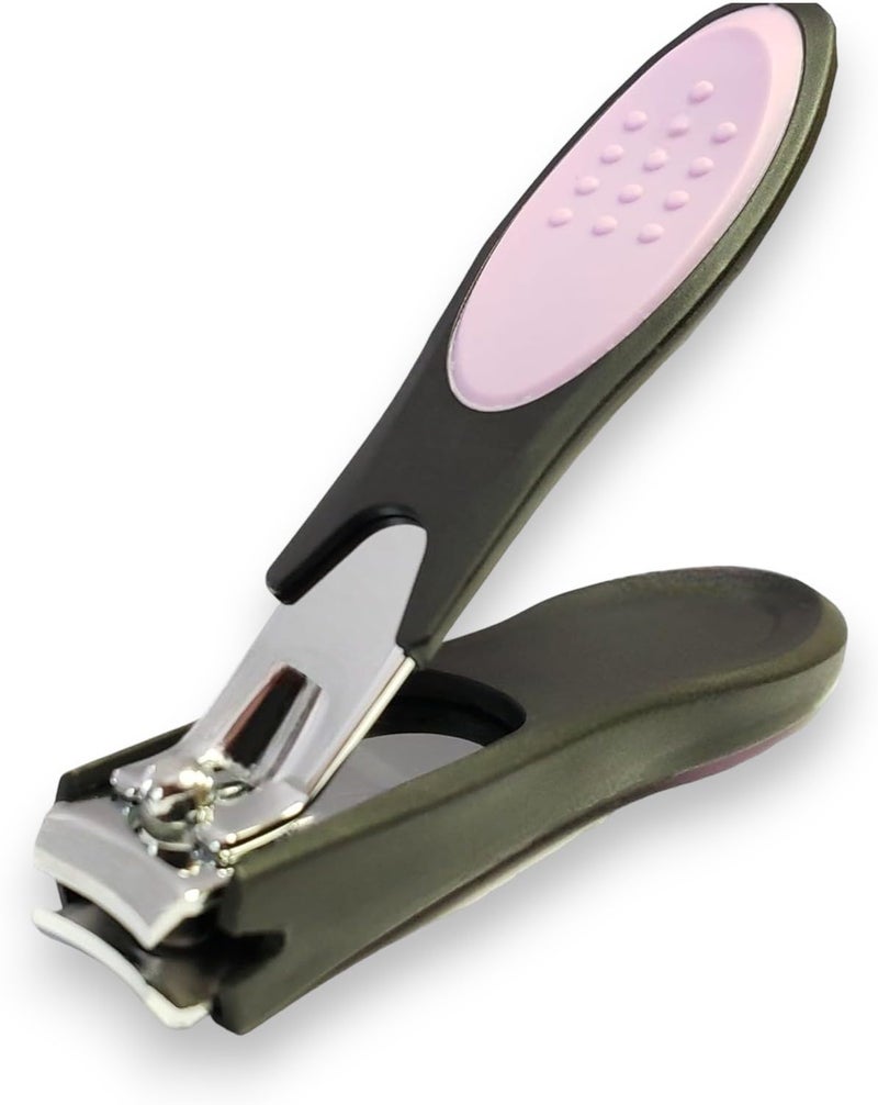 DreamCut Dream Cut Nail Clipper Toenail Clippers Chrome Plated Stainless Steel Sharp Sturdy Comfort Grip Nail Catcher for Men and Women Nail Cutter Trimmer 
