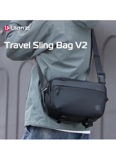 Ulanzi ULANZI Camera Sling Bag, Water-Resistant Camera Case with Tripod Holder, DSLR/SLR/Mirrorless Camera Bags Crossbody for photographers - Black 10L Capacity  - Image 3