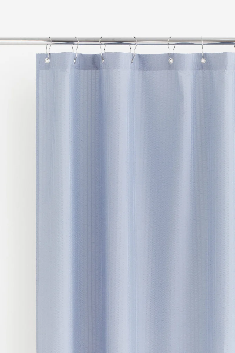 H&M Seersucker Shower Curtain