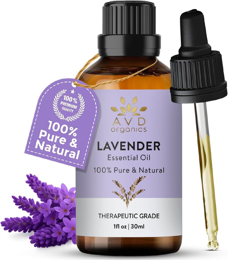 زيت AVD Organics يلانج يلانج العطري 30 مل – 100% نقي وطبيعي، زيت عطري عالي الجودة للعلاج بالروائح، الناشر، البشرة والشعر – 1 أونصة سائلة - Image 1