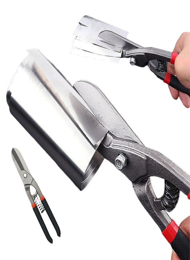 CarClothes Metal Sheet Cutters, Tin Snips for Straight Cutting Metal Sheet,Heavy Duty Metal Scissors Tool for Cutting Metal Wire, Keel, Aluminum, Sheet Metal, etc. (Metal Sheet Cutters 13.1 Inch) - Image 2