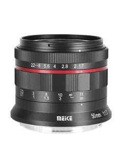 Meike 50mm F1.7 Full Frame Manual Focus Prime Lens Compatible with Z Mount Cameras Z5 Z6 Z7 Z30 Z50 