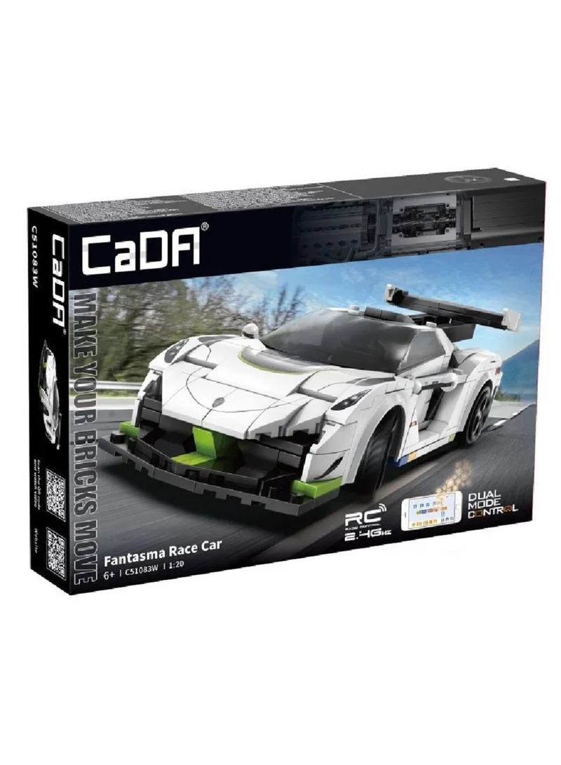 CaDA CADA FANTASMA RACE CAR Building Blocks, C51083W