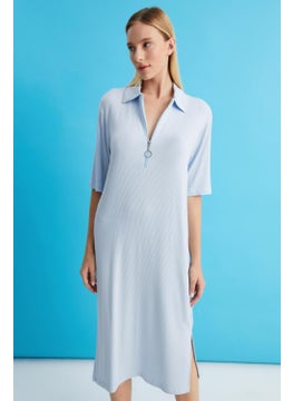 Alexander Gardi Ribbed Zipper Detailed Dress (B22-22200)  - Image 2