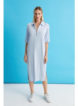 Alexander Gardi Ribbed Zipper Detailed Dress (B22-22200)  - Image 1