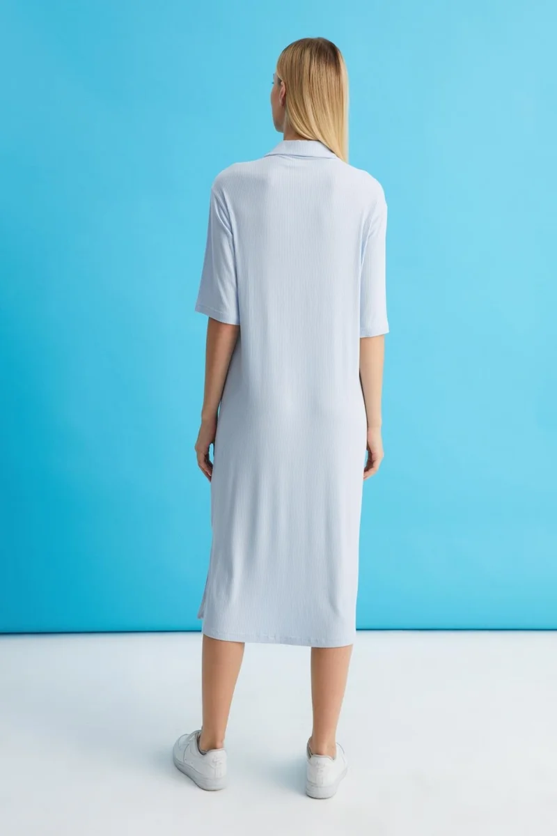 Alexander Gardi Ribbed Polo Dress
