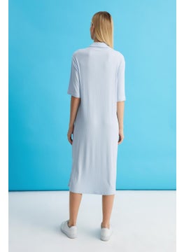 Alexander Gardi Ribbed Zipper Detailed Dress (B22-22200)  - Image 5