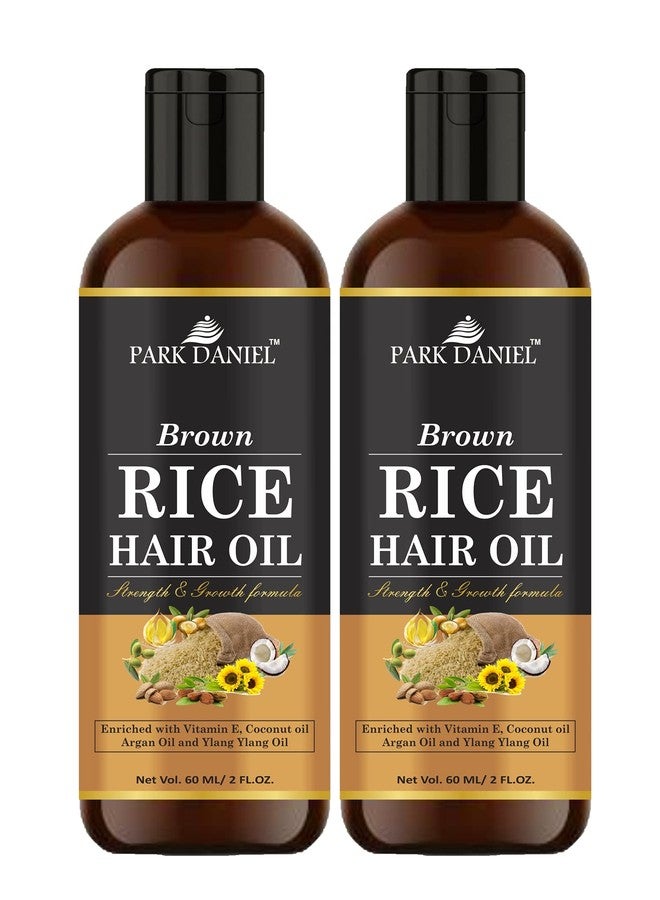Park Daniel Premium Brown Rice Hair Oil Enriched With Vitamin E - For Strength and Hair Growth(120 ml) - Image 1