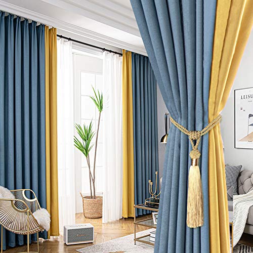 BEL AVENIR Curtain Tiebacks Hand-Woven Holdbacks Home Decorative Tassels Tiebacks (Gold, 2 Pack) - Image 5