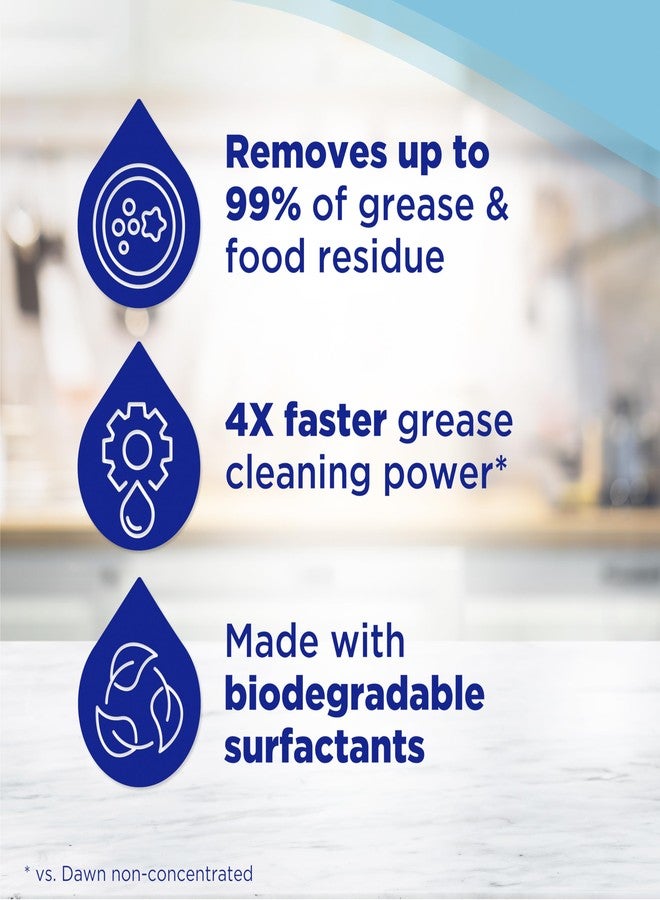 Dawn Platinum Dishwashing Liquid, Fresh Rain Scent, 32.7 fl oz - Image 2