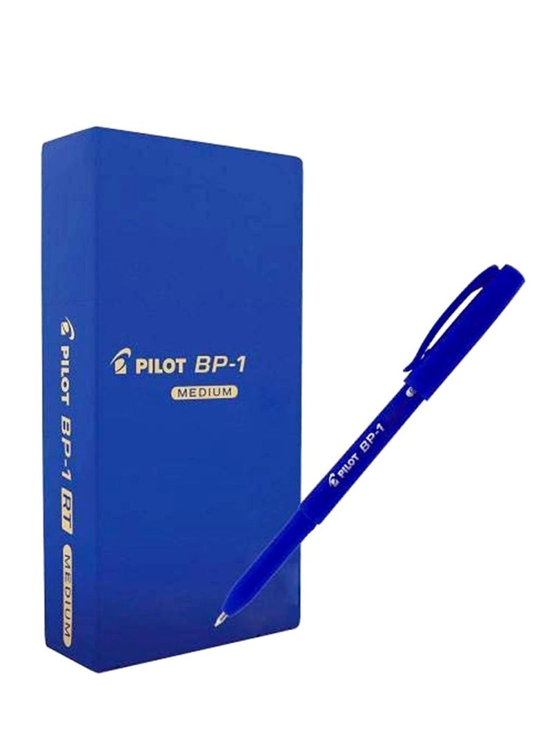 PILOT 12-Piece Ballpoint Pen Medium Tip Blue Ink 