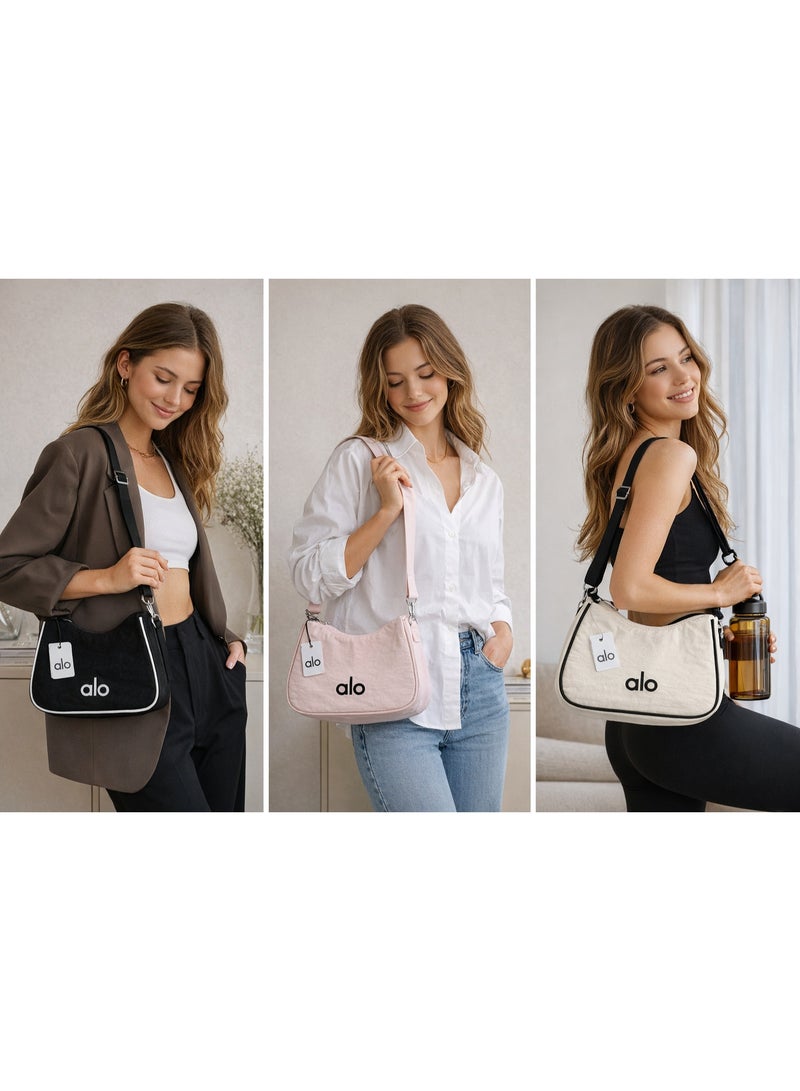 Alo Yoga Women’s Shoulder Bag Crossbody Bag with Adjustable Strap – Casual Daily Handbag - Image 5