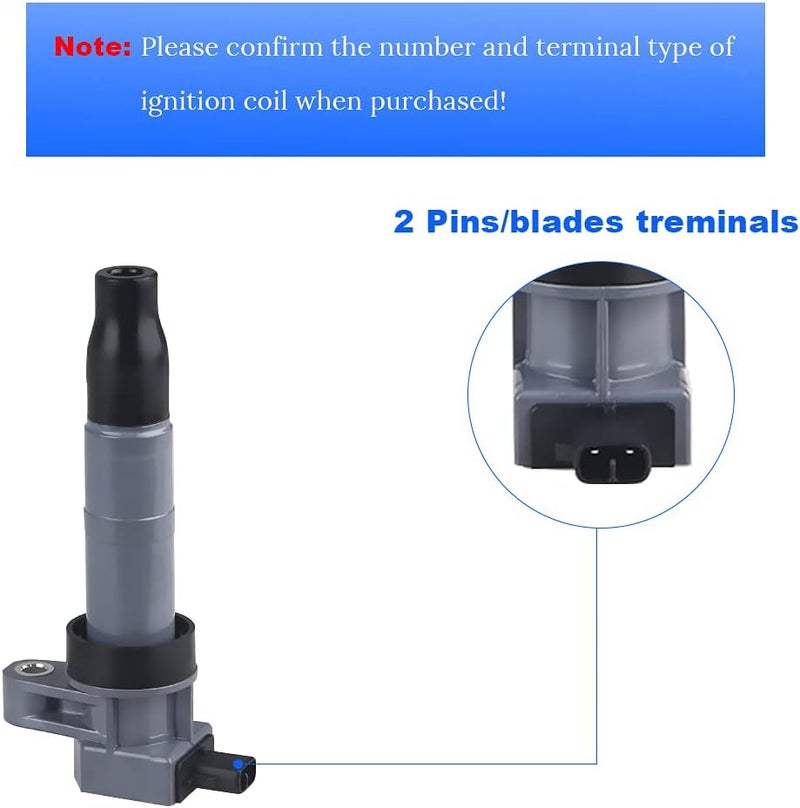 JDMON Ignition Coil Pack of 6 for Hyundai and Kia V6 Engines - Image 4