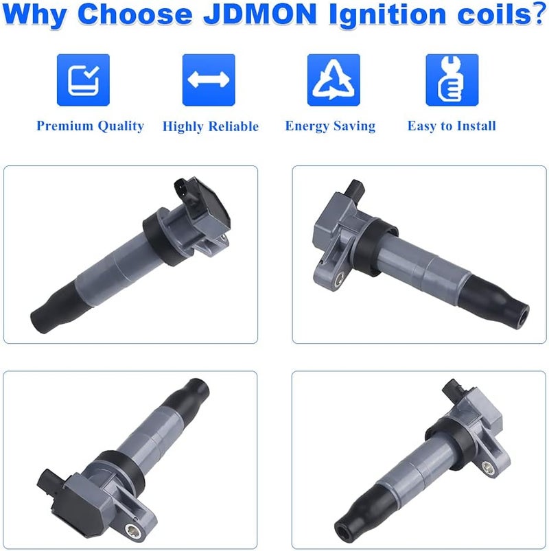 JDMON Ignition Coil Pack of 6 for Hyundai and Kia V6 Engines - Image 5