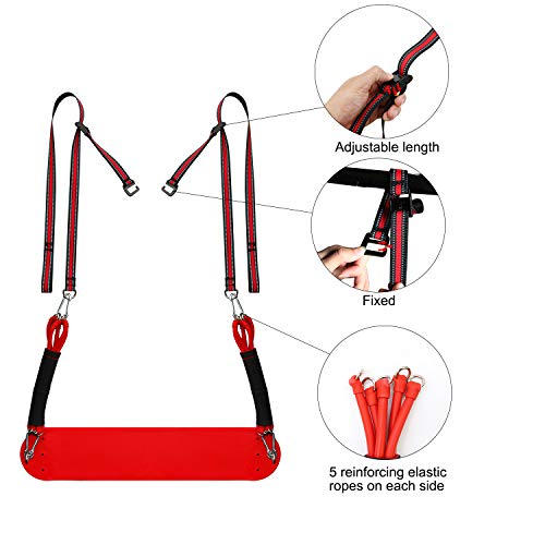 SYNTECSO 330 Lbs Pull Up Assistance Bands, Pull-up Assist Bands with Elastic Rope Pull Up Resistance Bands Arm Exercise Equipment - Image 2