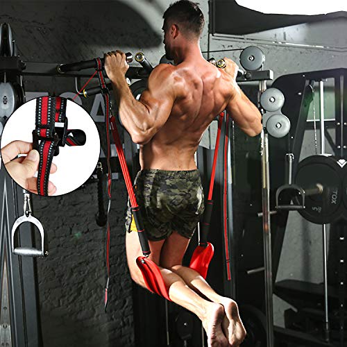 SYNTECSO 330 Lbs Pull Up Assistance Bands, Pull-up Assist Bands with Elastic Rope Pull Up Resistance Bands Arm Exercise Equipment - Image 5