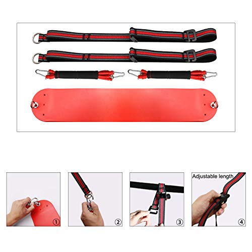 SYNTECSO 330 Lbs Pull Up Assistance Bands, Pull-up Assist Bands with Elastic Rope Pull Up Resistance Bands Arm Exercise Equipment - Image 3